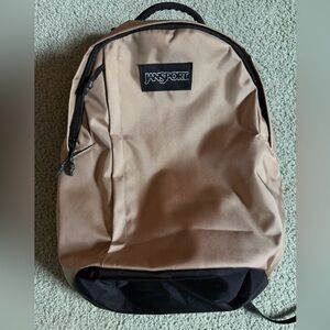 JanSport Classic Tan and Black Backpack